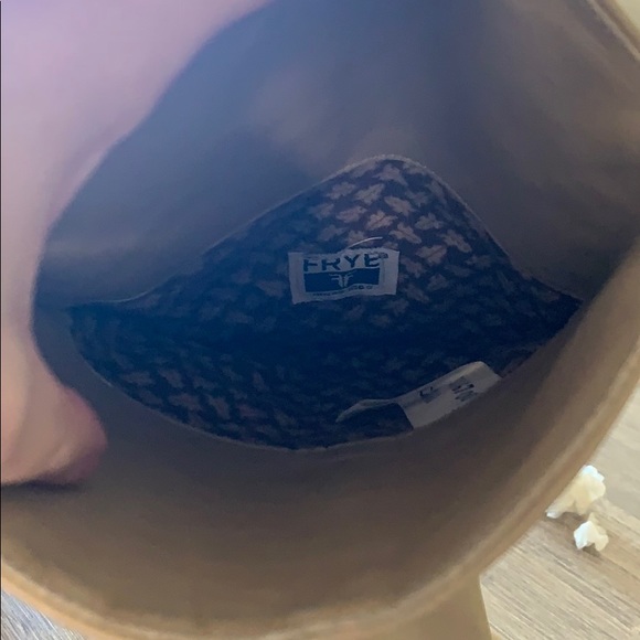 Frye brand tan leather calf boots - Picture 6 of 6